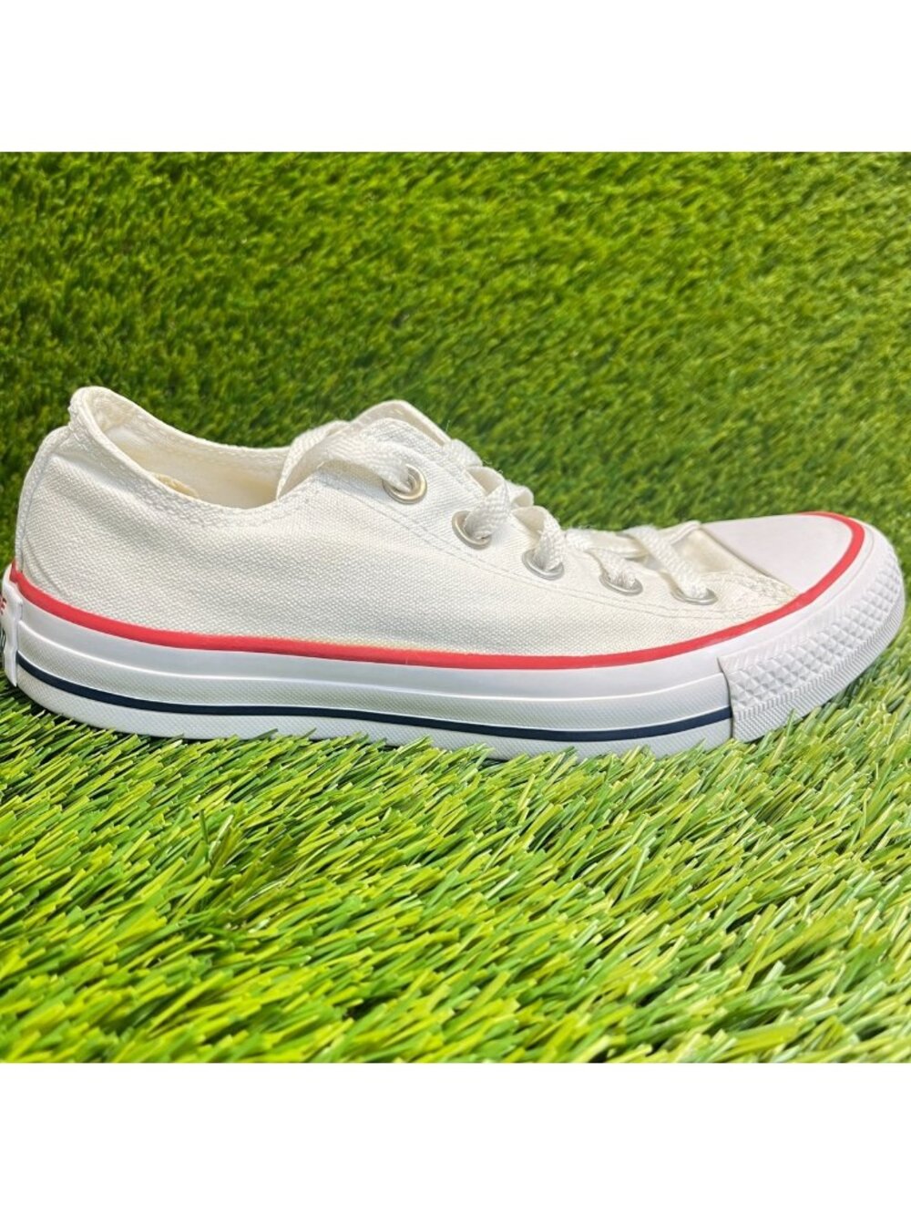 Converse Chuck Taylor All Star Low Womens Size 5.5 White Athletic Shoes Sneakers